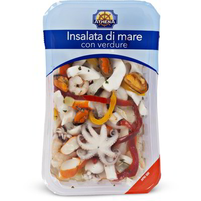 Insalata di mare con verdure