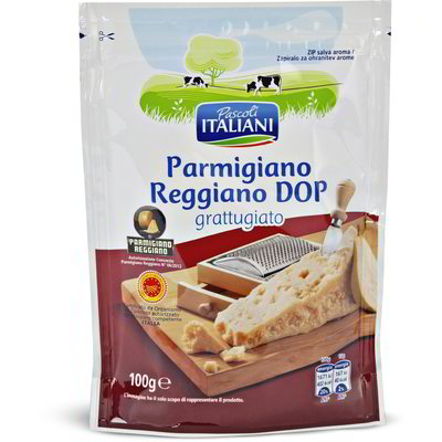 Formaggio Parmigiano Reggiano DOP grattugiato