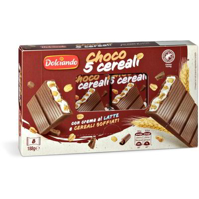 Barretta choco 5 cereali 8 pezzi