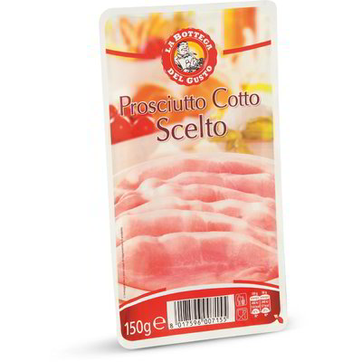 Prosciutto cotto scelto a fette