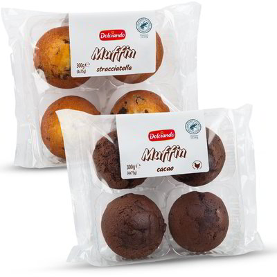 Muffin cacao / stracciatella