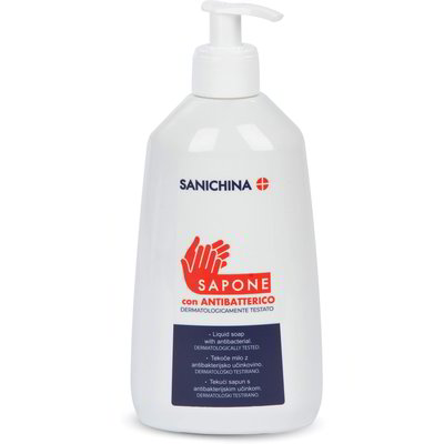 Sapone liquido con antibatterico