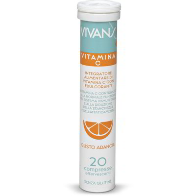 Vitamina C gusto arancia 20 compresse effervescenti