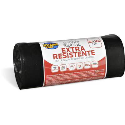 Sacchi spazzatura extra resistente per rifiuti generici 10 pezzi