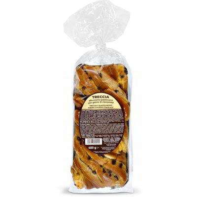 Treccia alla crema pasticcera con gocce di cioccolato