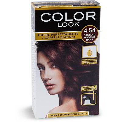 Crema colorante per capelli 4.54 Castano mogano rame