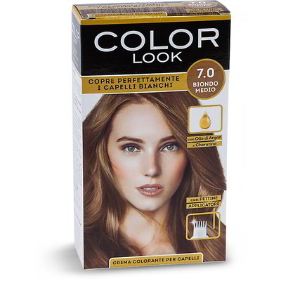 Crema colorante per capelli 7.0 Biondo medio