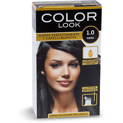 Crema colorante per capelli 1.0 Nero