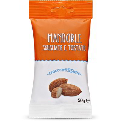 Mandorle sgusciate e tostate