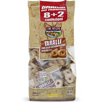 Taralli con olio extravergine d'oliva multipack 10 pezzi