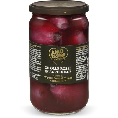 Cipolle rosse in agrodolce
