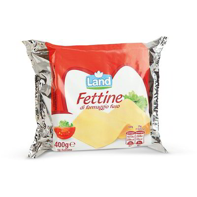 Fettine di formaggio fuso