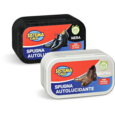 Spugna autolucidante per scarpe