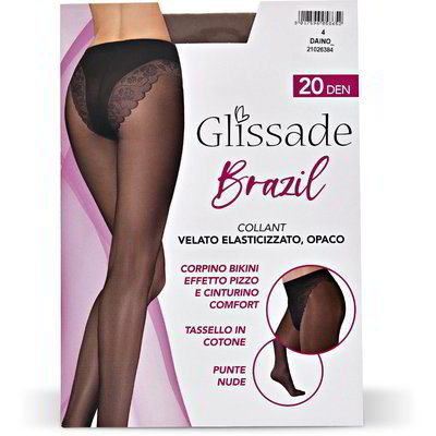 Collant Brazil 20 den daino taglia L 4