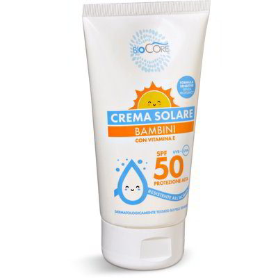 Crema solare bambini protezione alta 50