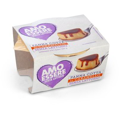 Panna cotta al caramello senza lattosio