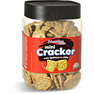 Snack mini cracker con quinoa e chia