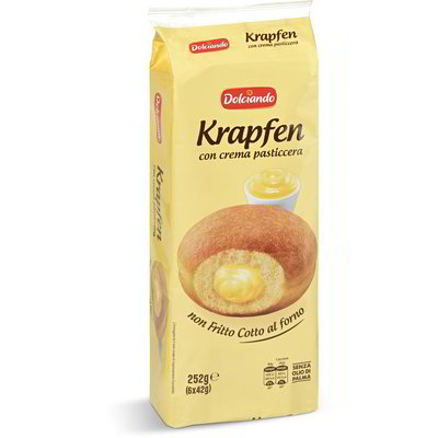 Krapfen con crema pasticcera