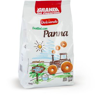 Biscotti frollini con panna