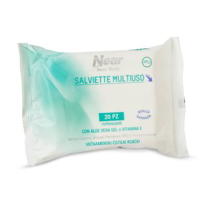 Salviette multiuso rinfrescanti 20 pezzi