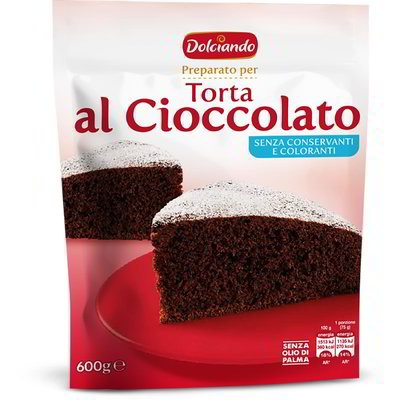 Preparato per torta al cioccolato