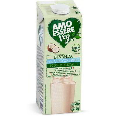 Bevanda con cocco e riso