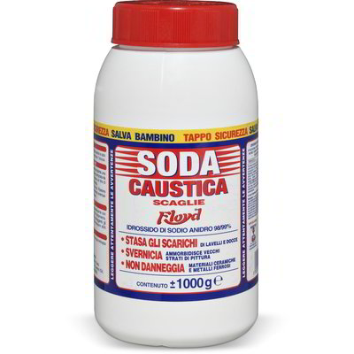 Soda caustica in scaglie