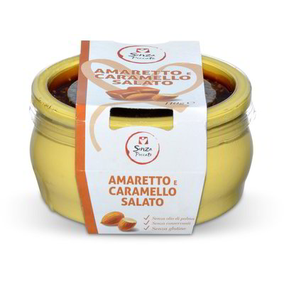 Dessert amaretto e caramello salato