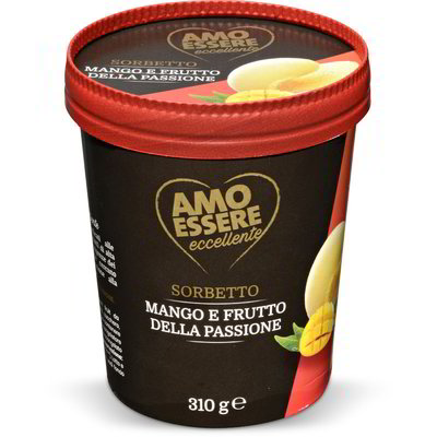 Sorbetto mango e frutto della passione
