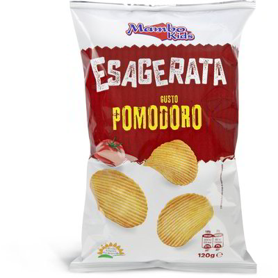 Patatine esagerata gusto pomodoro