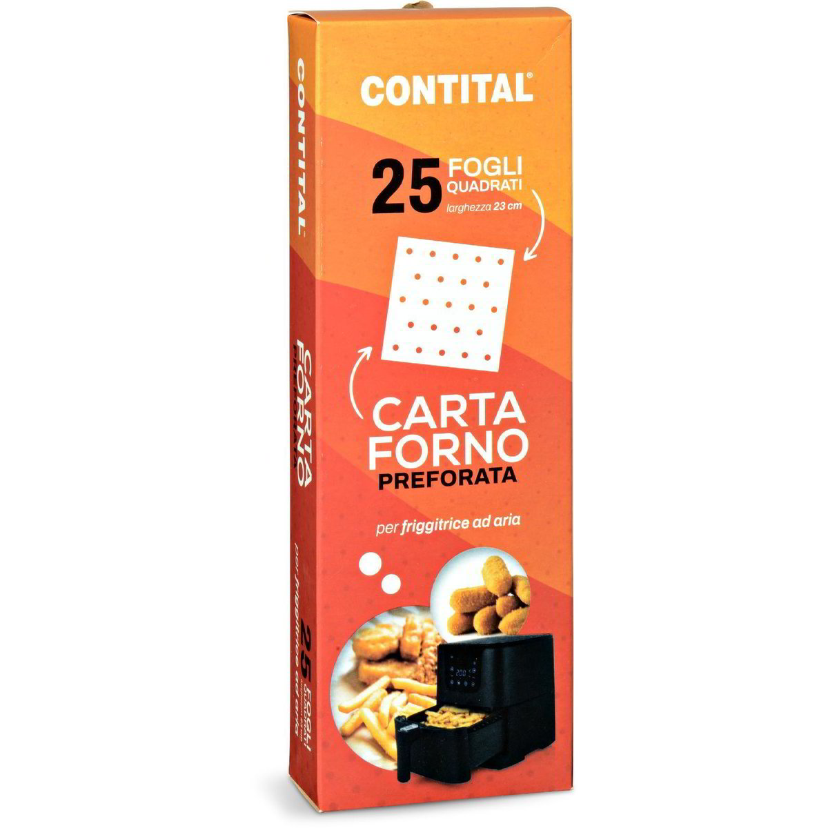 PREZZEOLI Carta Forno per Friggitrice ad Aria,Accessori Friggitrice ad