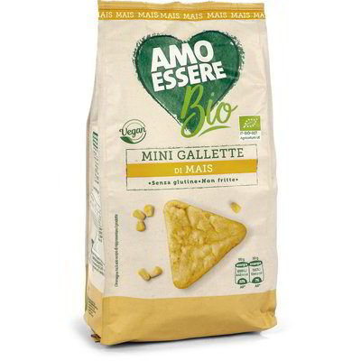 Snack mini gallette di mais Bio