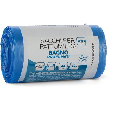Sacchi pattumiera per bagno profumati