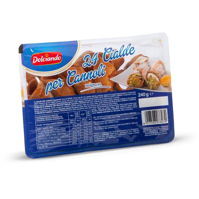 Cialde per cannoli siciliani mignon 24 pezzi