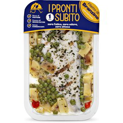 Filetto di branzino con contorno