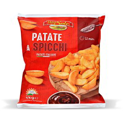 Patate a spicchi surgelate
