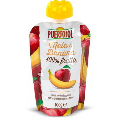 Frullato mela e banana 100% frutta
