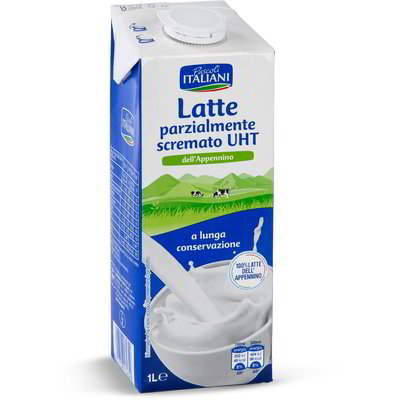 Latte parzialmente scremato UHT dell'Appennino
