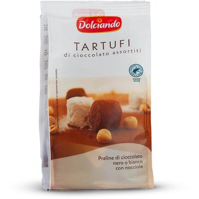 Cioccolatini tartufi di cioccolato assortiti