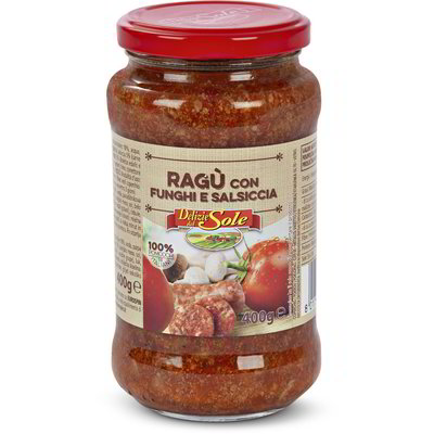 Ragù con funghi e salsiccia
