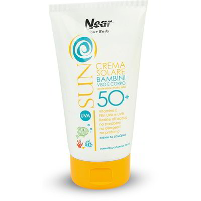 Crema solare idratante bambini protezione 50+