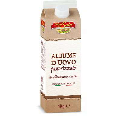 Albume d'uovo pastorizzato da allevamento a terra