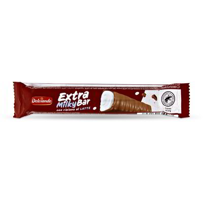 Barretta di cioccolato con ripieno al latte