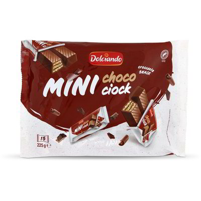 Snack mini wafer choco ciock