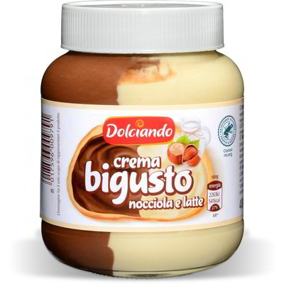 Crema spalmabile bigusto nocciola e latte