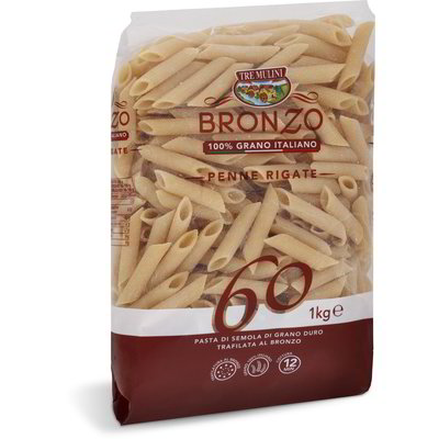 Penne rigate trafilate al bronzo