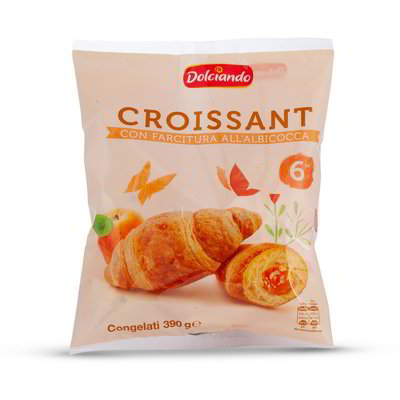 Croissant all'albicocca surgelati