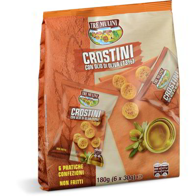 Crostini con olio di oliva 6 confezioni