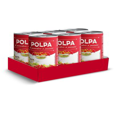 Polpa di pomodoro a pezzetti