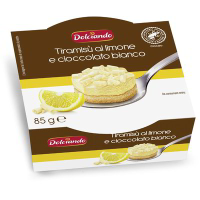 Tiramisù al limone e cioccolato bianco